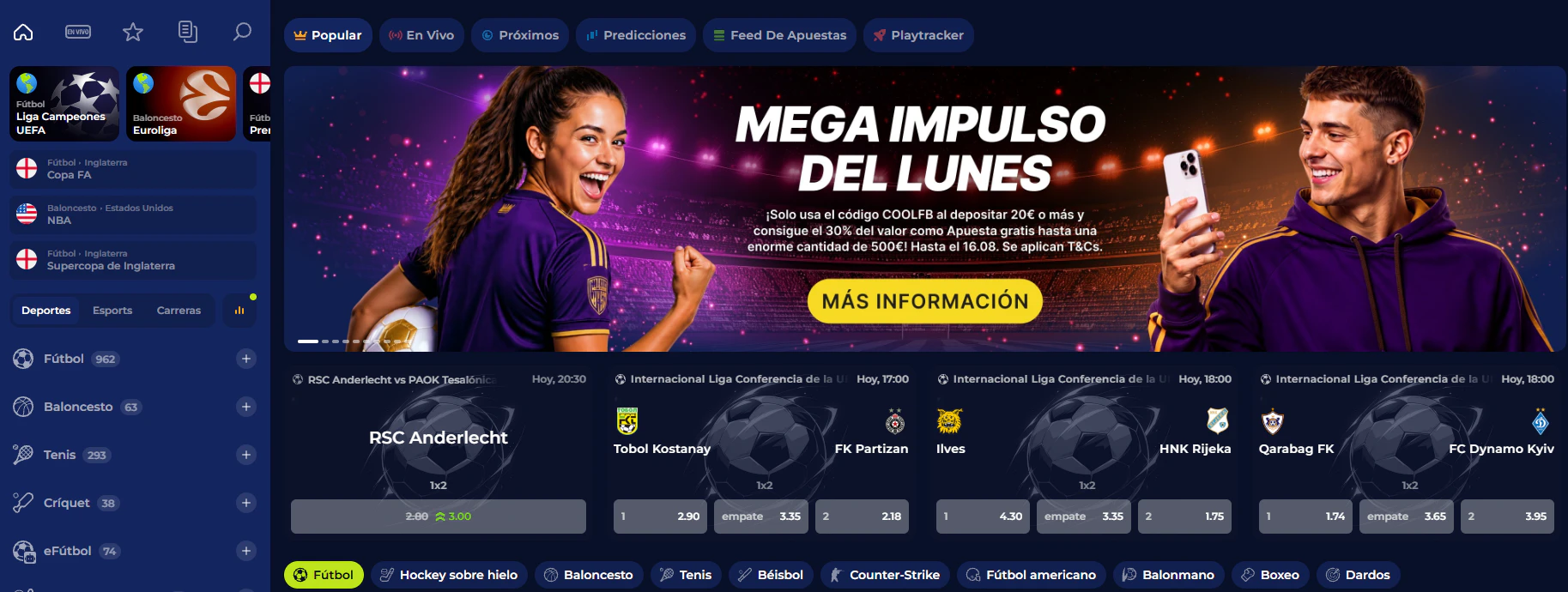 Ivybet Casino apuestas deportivas y esports