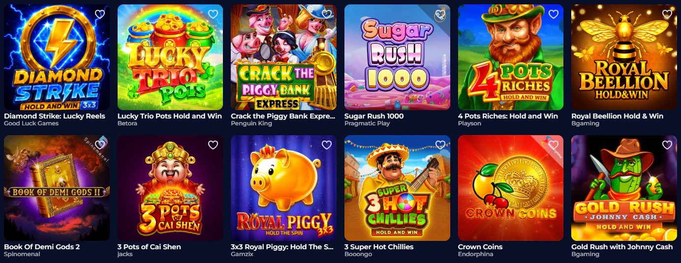 Ivybet Casino selección de máquinas tragamonedas